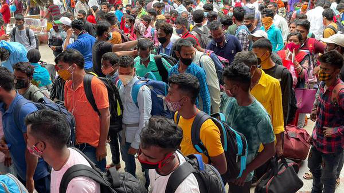 Migrants’ arrival in Bengaluru is on the rise