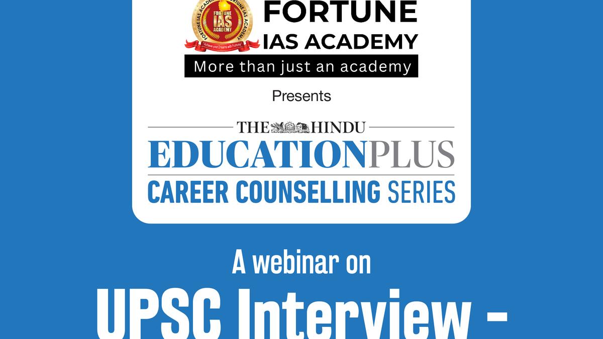 Webinar on acing UPSC interview to be held on Dec. 22.