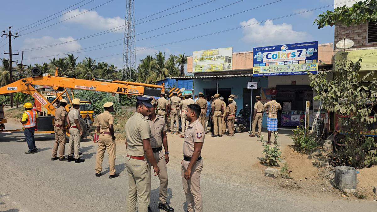 Encroachments to be razed for elevated corridor work on Chennai-Bengaluru Highway in Ambur