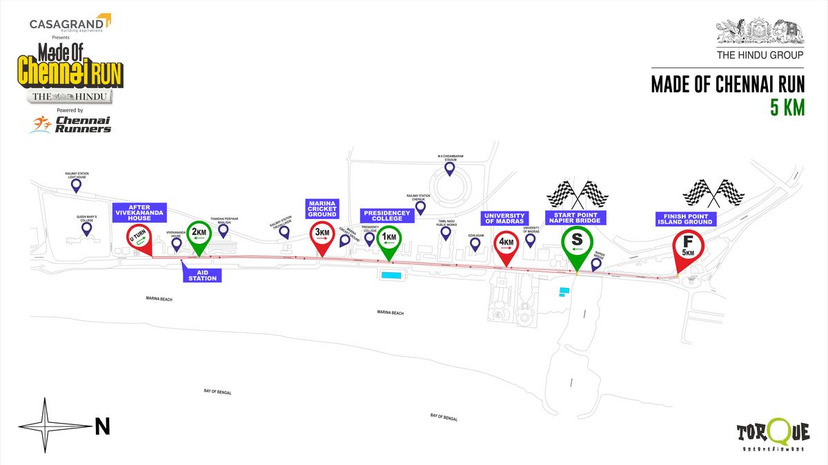 Bib for The Hindu Made of Chennai Run can be collected on September 6