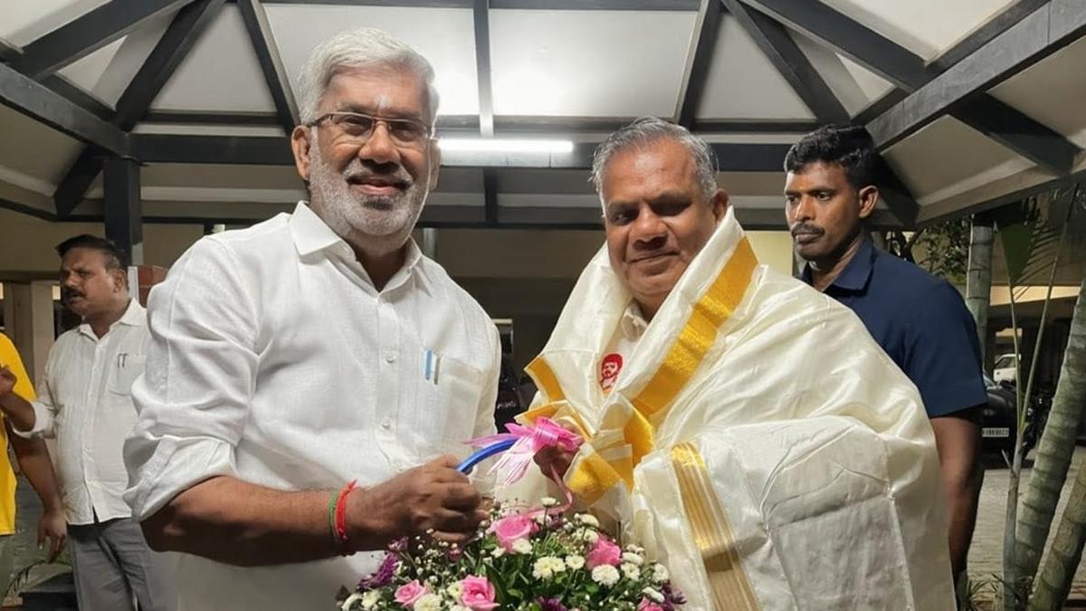 Former AIADMK Minister Vellamandi Natarajan joins TVK