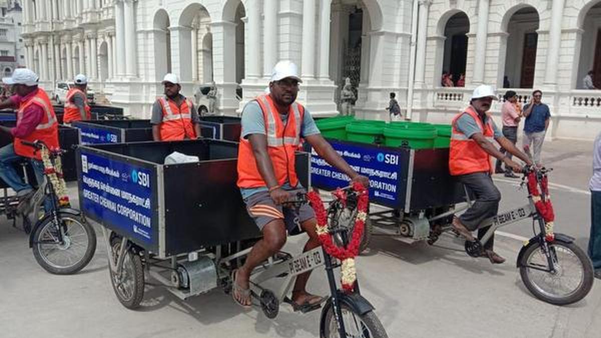 Chennai Corporation launches batteryoperated tricycles to collect