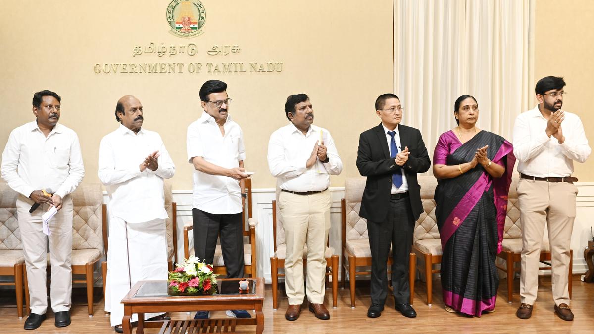 CM Stalin inaugurates hospital buildings, hands over enhanced pension to retired priests