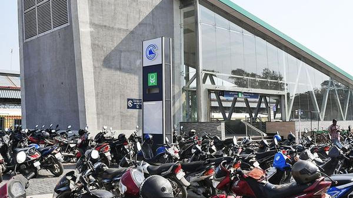 Monthly parking rates double at select Metro stations The Hindu
