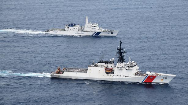 Indian and U.S. Coast Guards hold joint exercise off Chennai’s coast