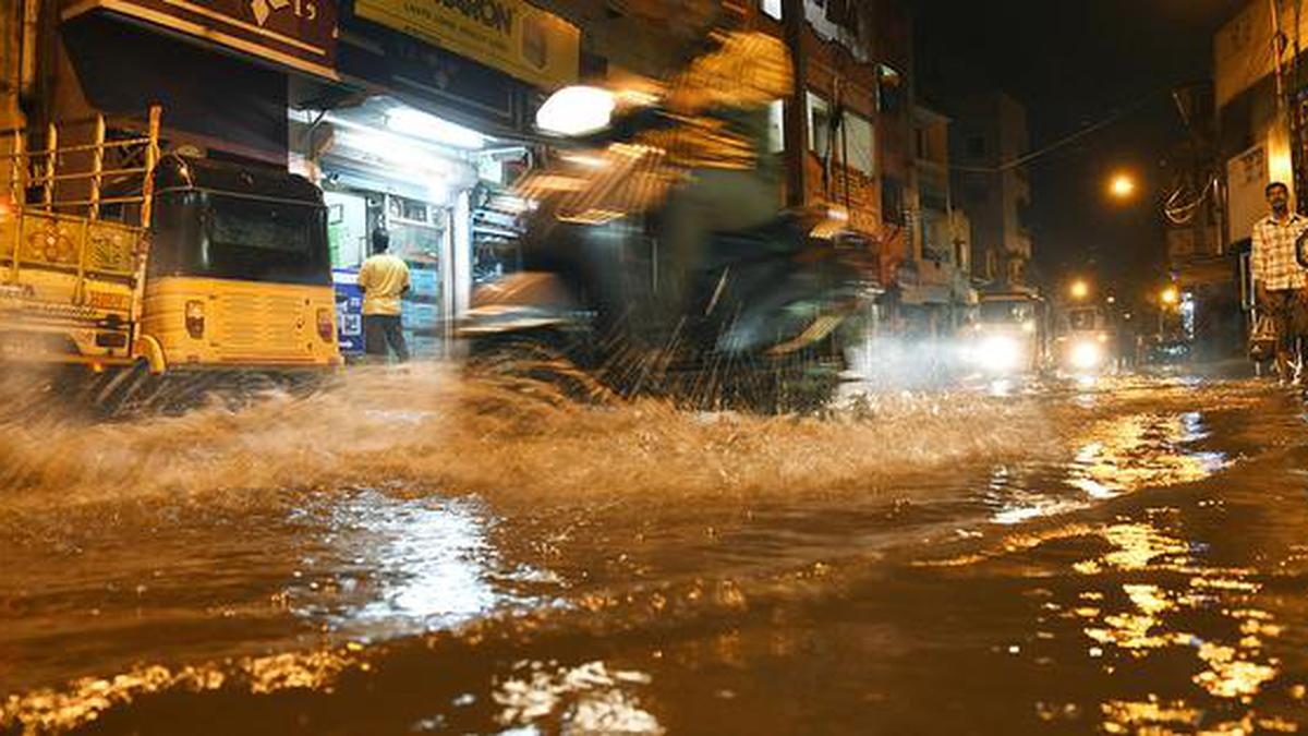 Low Pressure Brings Rain To Chennai - The Hindu