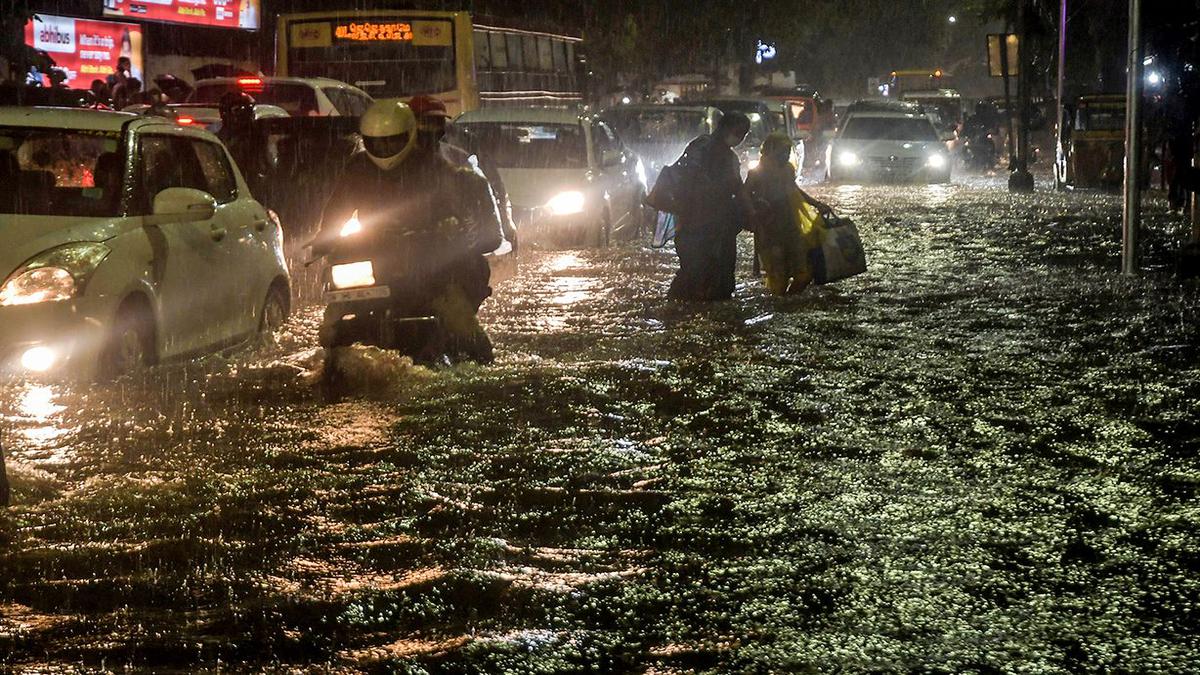 Chennai reels as rain arrives without notice