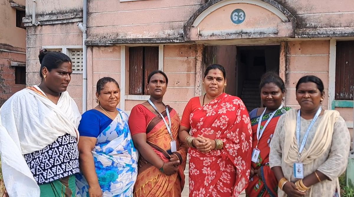 Trans women who reside in Ezhil Nagar complain of poor facilities