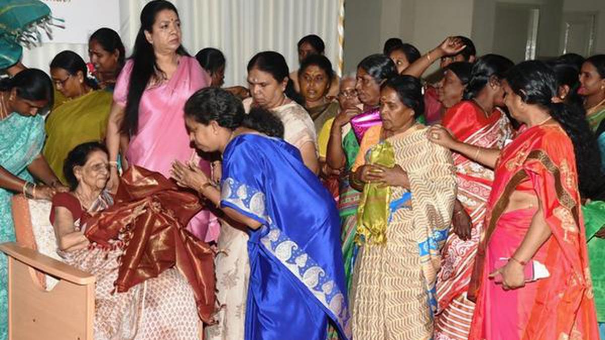 Jaya Arunachalam felicitated in city - The Hindu