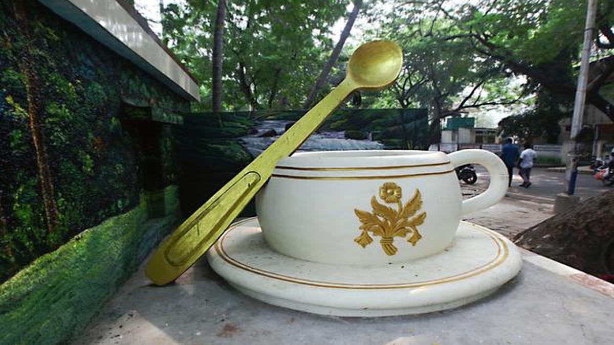 Serving water in a cup and a saucer The Hindu