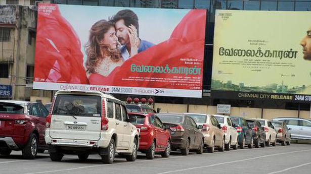 Govt. fixes ₹20 and ₹10 for parking in movie theatres - The Hindu