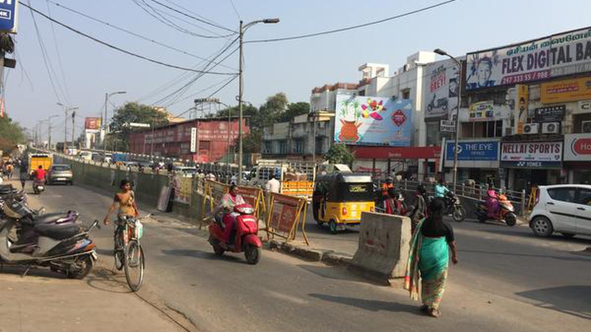 Service lanes on both sides of Kodambakkam flyover have become accident ...