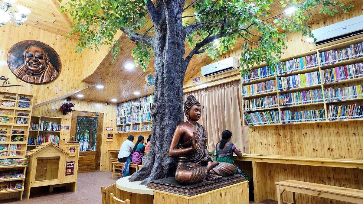 New library with 3,000 books welcomes visitors at Tiruvallur Collector office