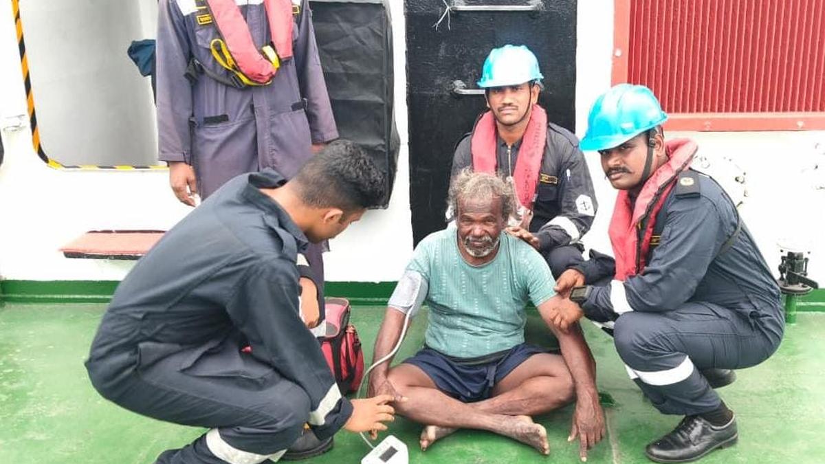 Coast Guard saves fisherman stranded at sea for over four hours