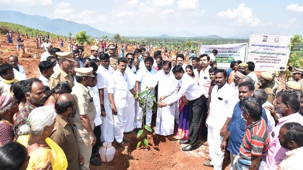 Government launches massive tree plantation drive in Tiruvannamalai