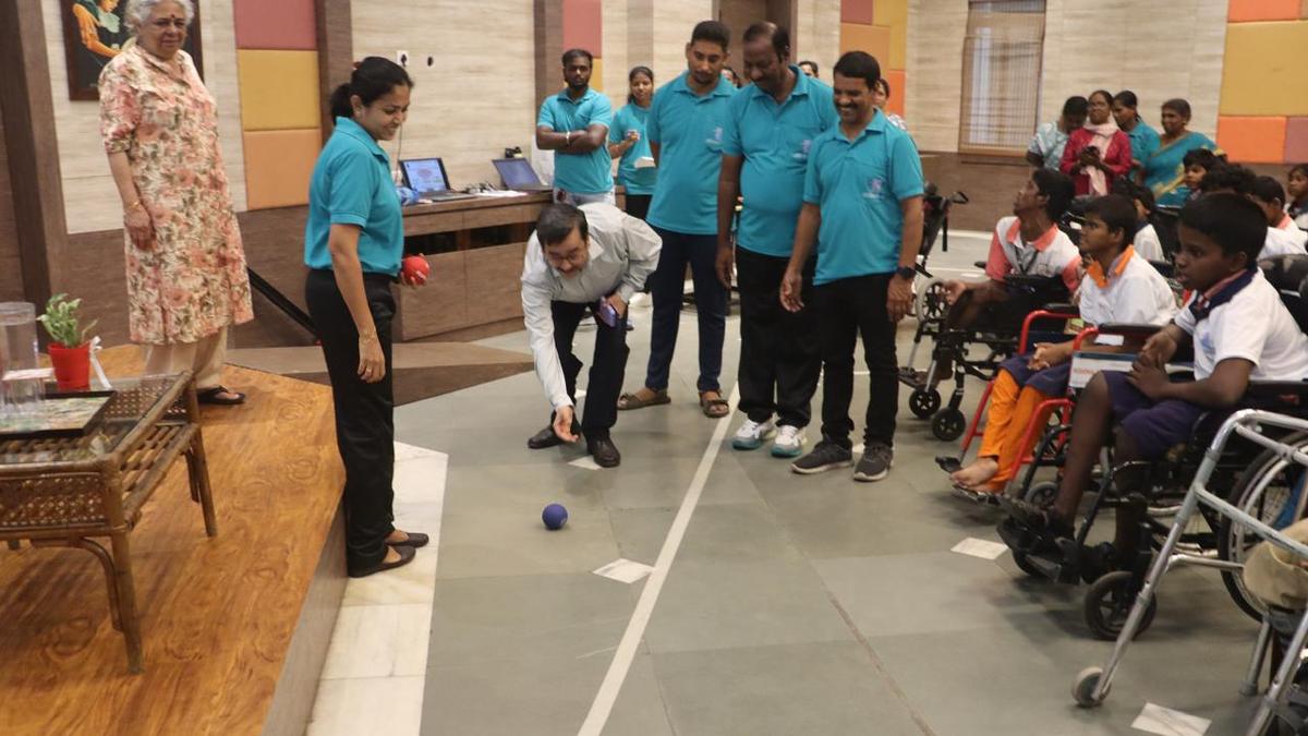 Vidya Sagar holds boccia tournament