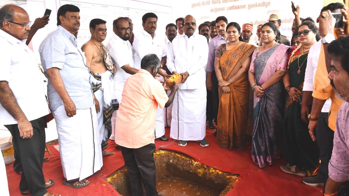 Work for district sports complex in Tirupattur commences