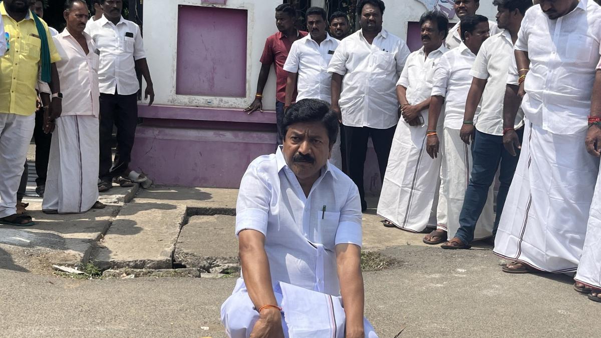 AIADMK MP C.Ve. Shanmugam Arrested for Allegedly Staging Dharna