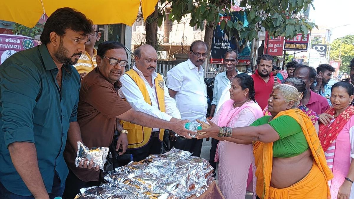 Food packets distributed to 500 people