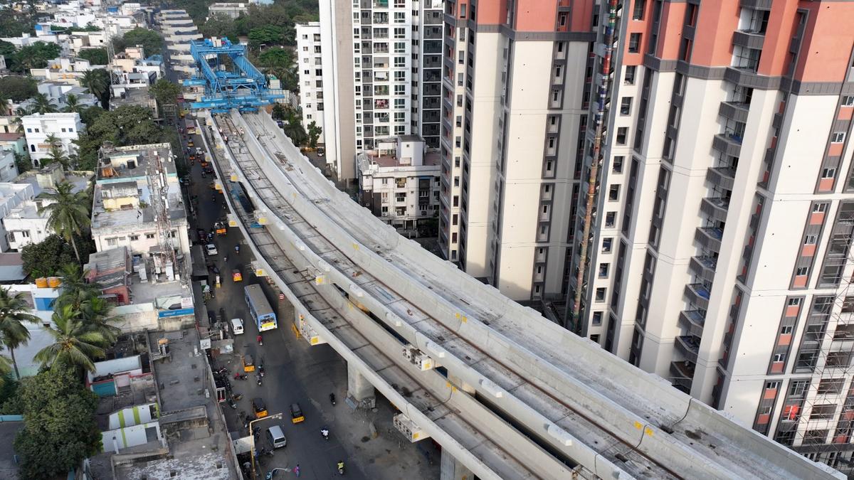 By July 2026, Chennai Metro Rail will extend connectivity till Kodambakkam via double decker stretch