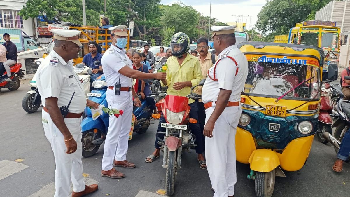 Traffic police launch helmet awareness campaign