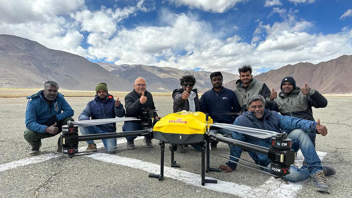 Anna University-developed drones to ferry 50-kg payload into risky terrains for the Army