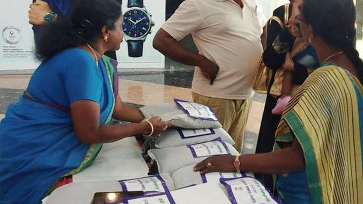 Civic body markets compost at mall - The Hindu