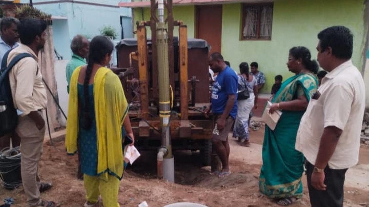 New borewell for Chendathur village as contaminated water plagues its residents