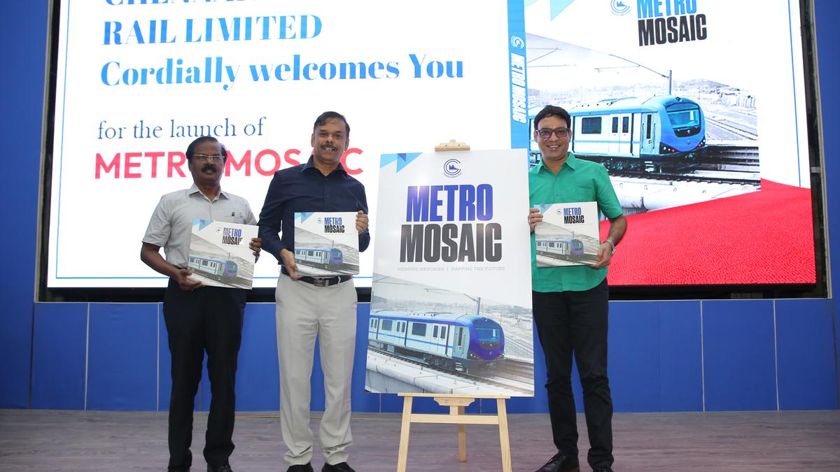 Metro Mosaic, a book about the journey of Chennai Metro Rail Limited, launched