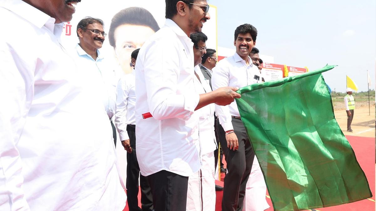 Udhayanidhi launches work on Phase 3 of Chennai Peripheral Ring Road Project