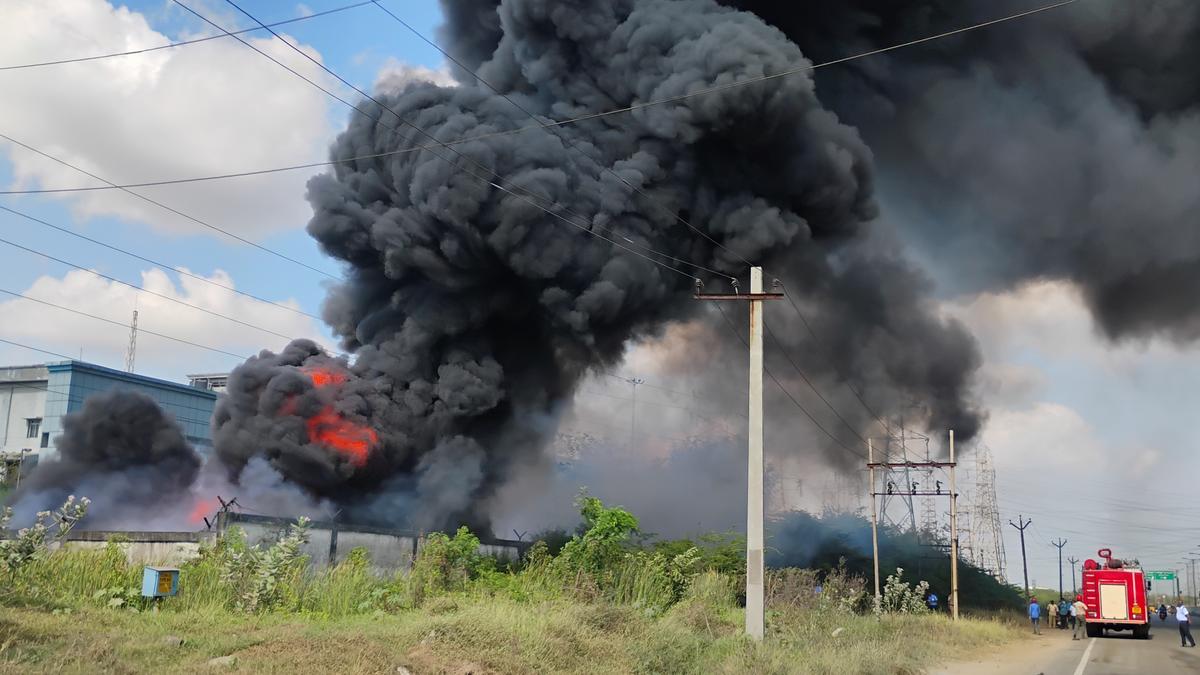 Fire breaks out on Manali sub-station premises