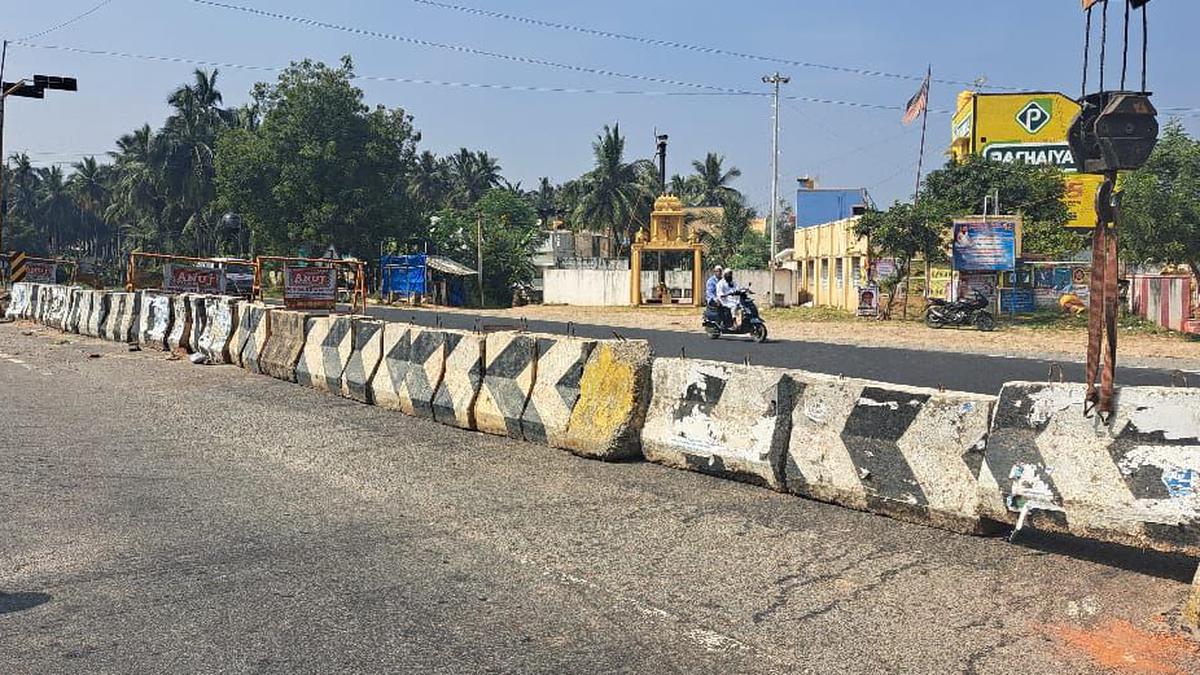 Accident prone ’U’ turn near Ambur on Chennai - Bengaluru highway closed
