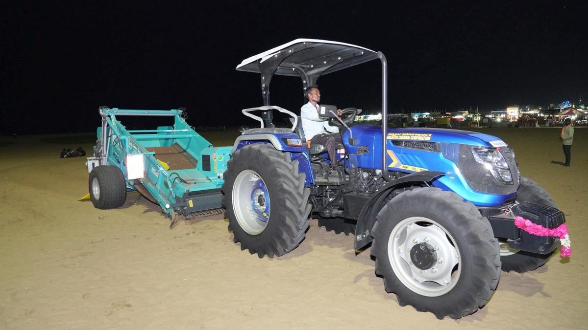 Beach cleaning machines need to be repaired