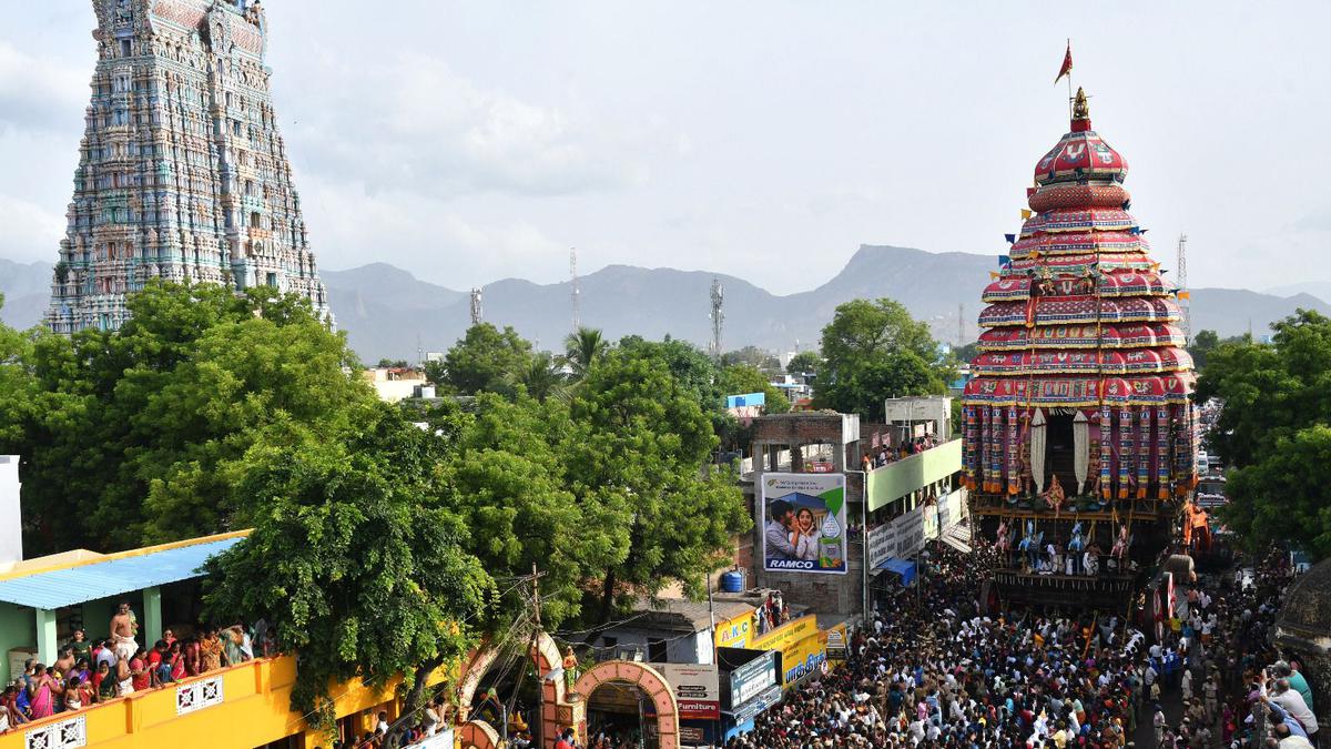 Andal Temple car festival in Srivilliputtur attracts thousands of devotees