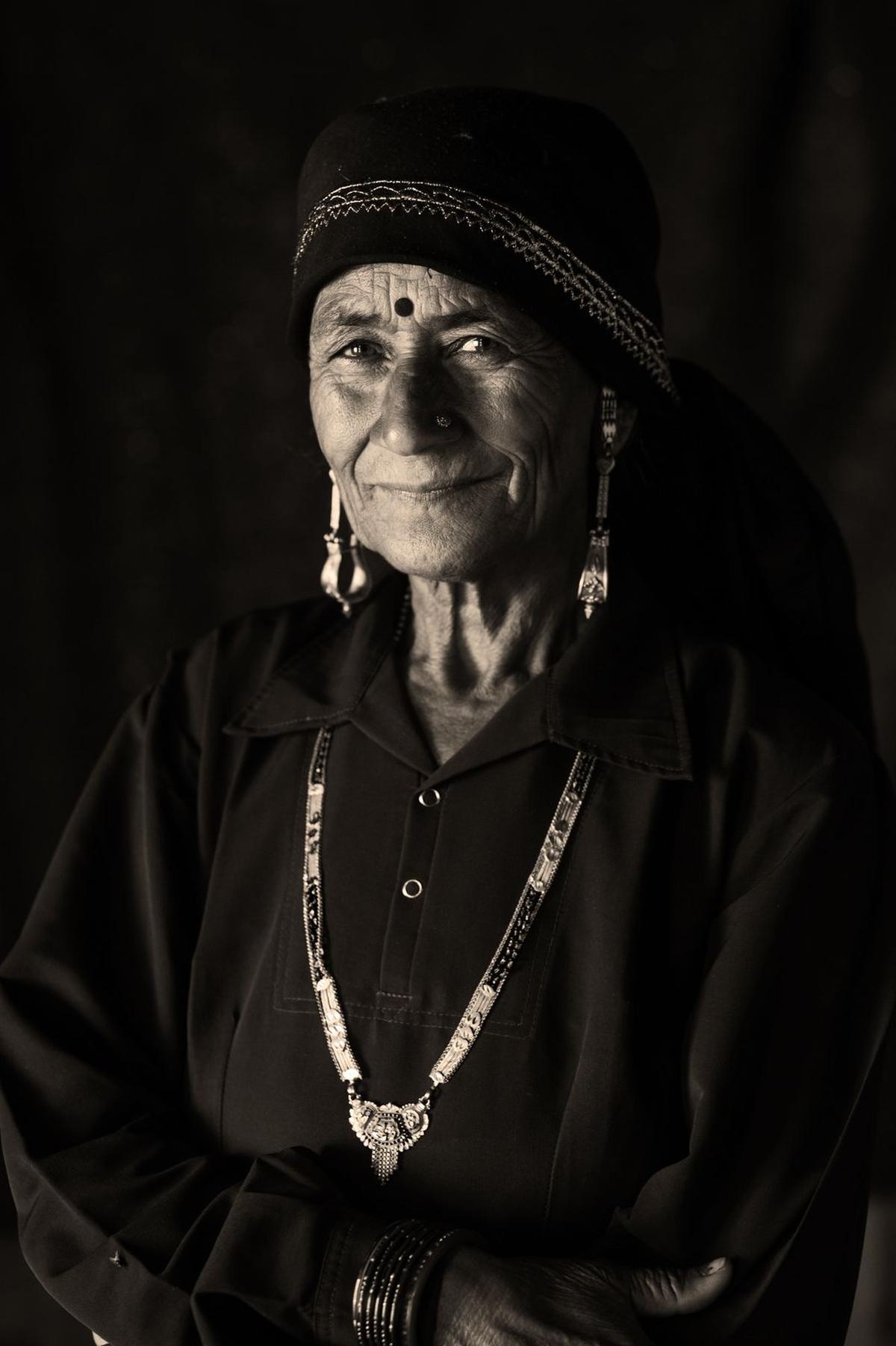 A Jaunsari woman from Jaunsar-Bawar region of Uttarakhand. 