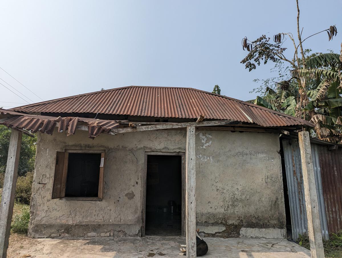 Anganwadi Center in Garo Para, Uttar Panialguri.