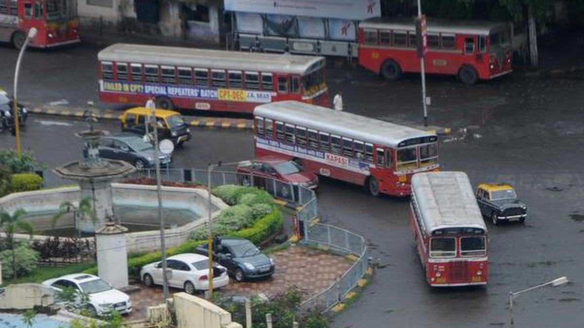 Empty BEST bus catches fire in South Mumbai, no injuries