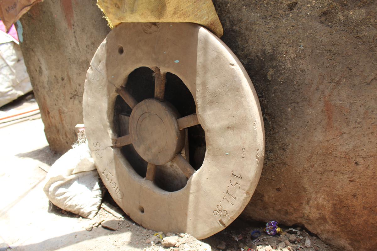 Potters have switched from traditional old wheel to electric wheels.