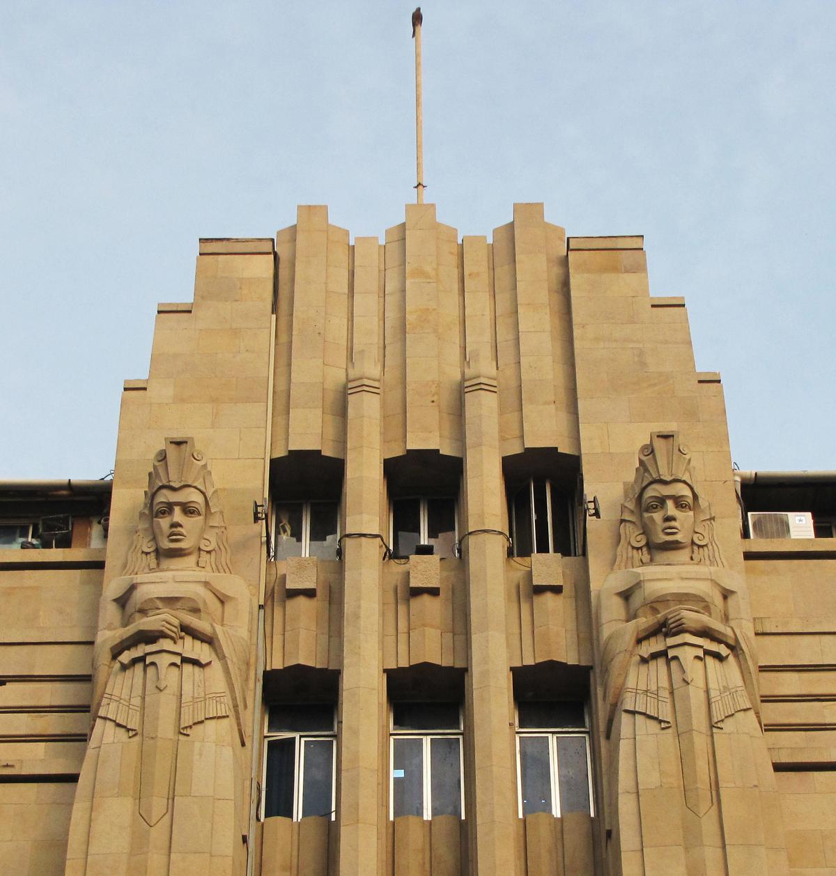 The New India Assurance Building is an Art Deco office building built in the 1930s.