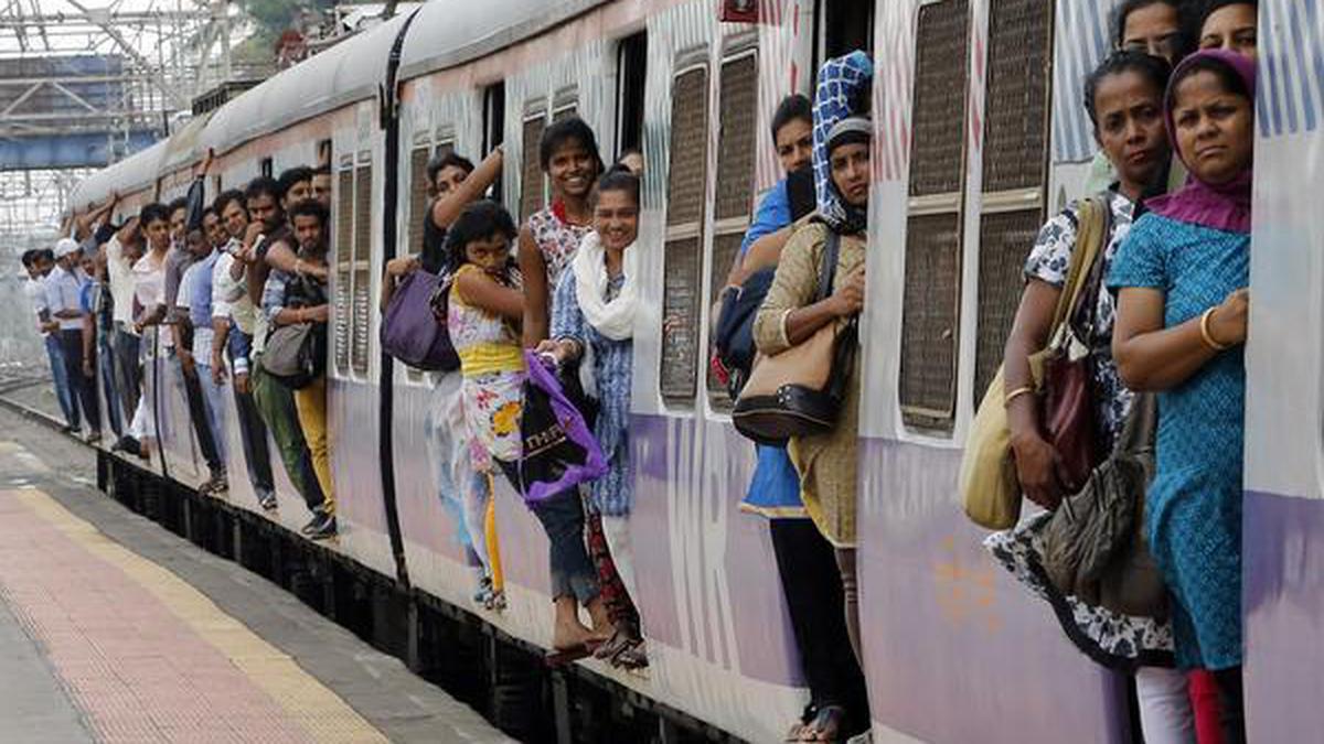 Local train wheel catches fire near Mumbai; passengers jump out of coach