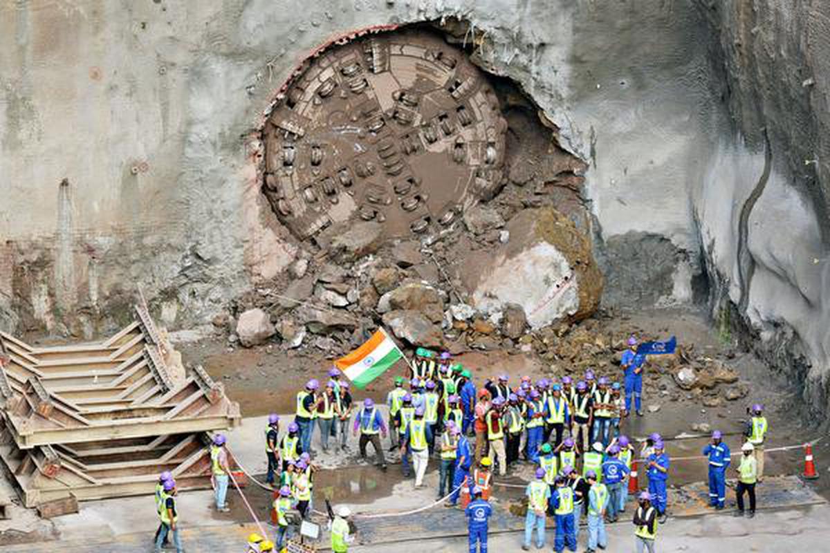 With 20 km of tunnelling over, Mumbai Metro achieves another breakthrough -  The Hindu