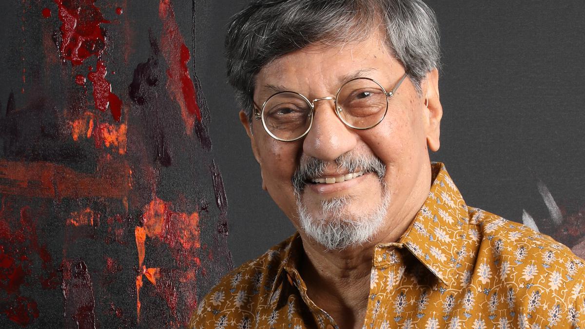 Amol Palekar explores abstraction and emotions through his latest work at this exhibition in Mumbai