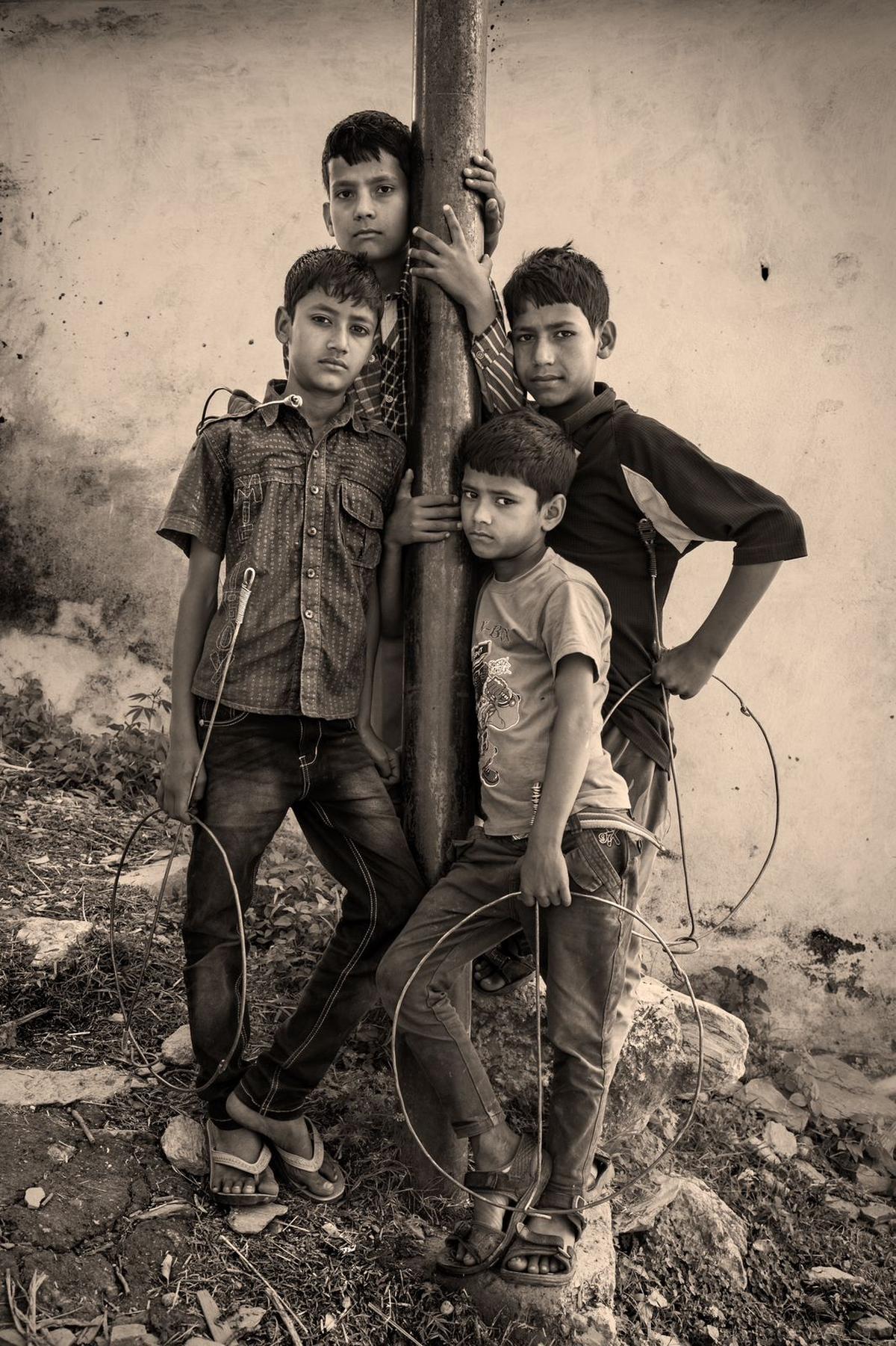 Children from Nitin Joshi’s village in Uttarakhand. 