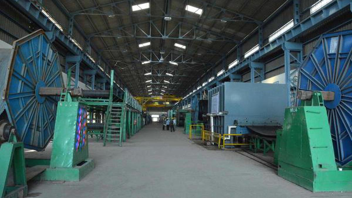 NLC’s belt reconditioning plant commissioned at the new site - The Hindu