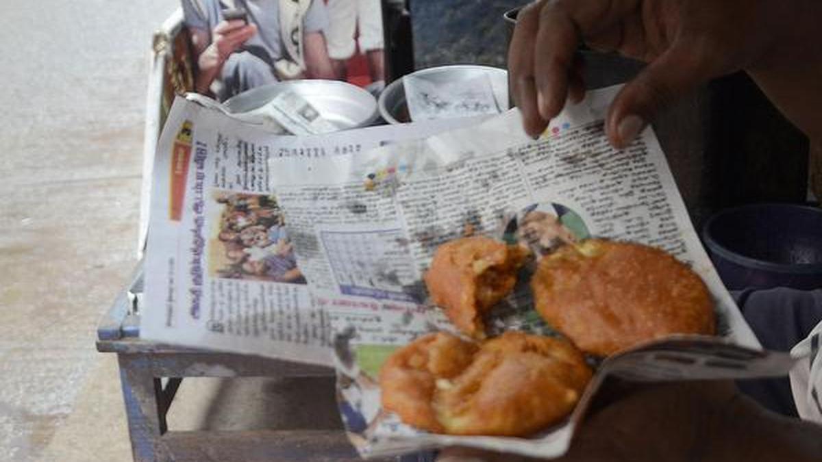 Food safety dept. bans wrapping food in newspaper The Hindu