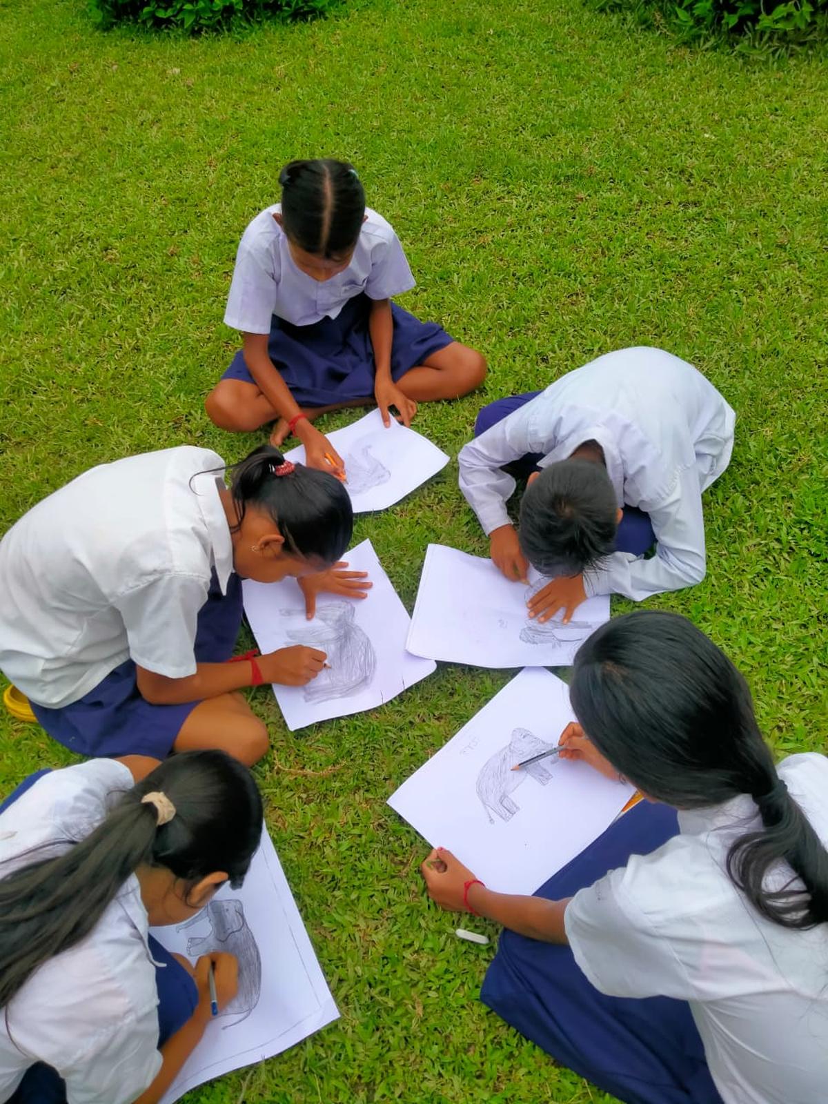 The children took part in an event to mark World Environment Day on June 5. The children took part in an event to mark World Environment Day on June 5.