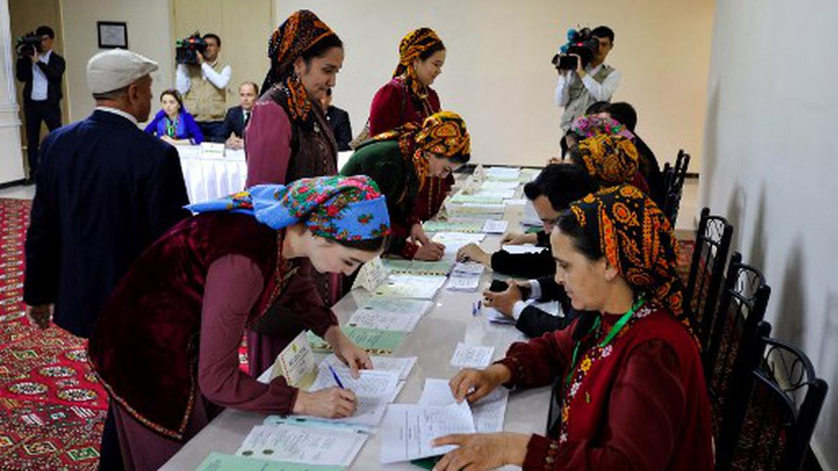 Turkmenistan Parliament polls close after controlled vote