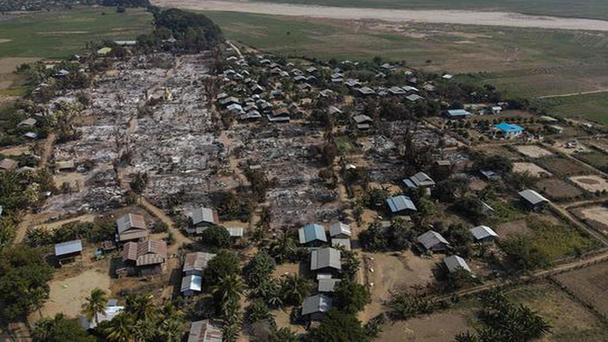 Junta ‘torches’ houses in Myanmar