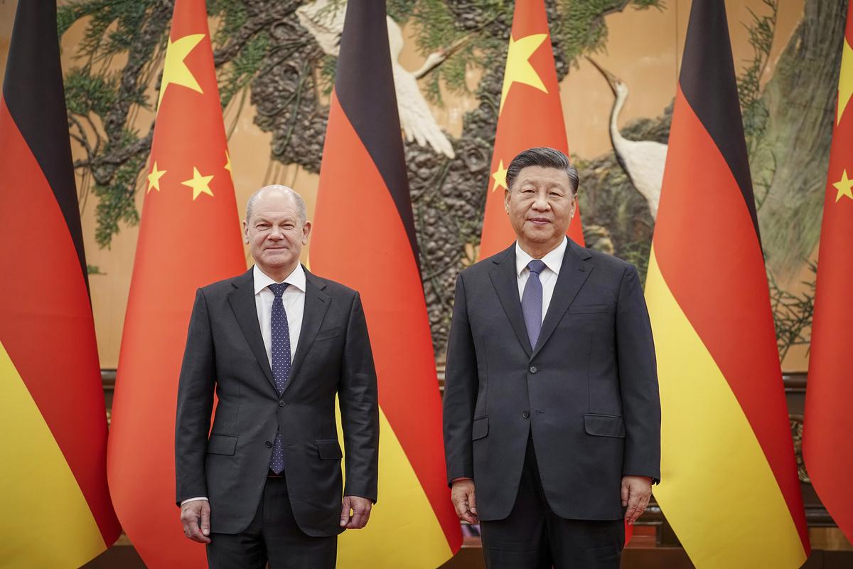 China's Xi Jinping urges Ukraine peace talks with Germany's Olaf Scholz