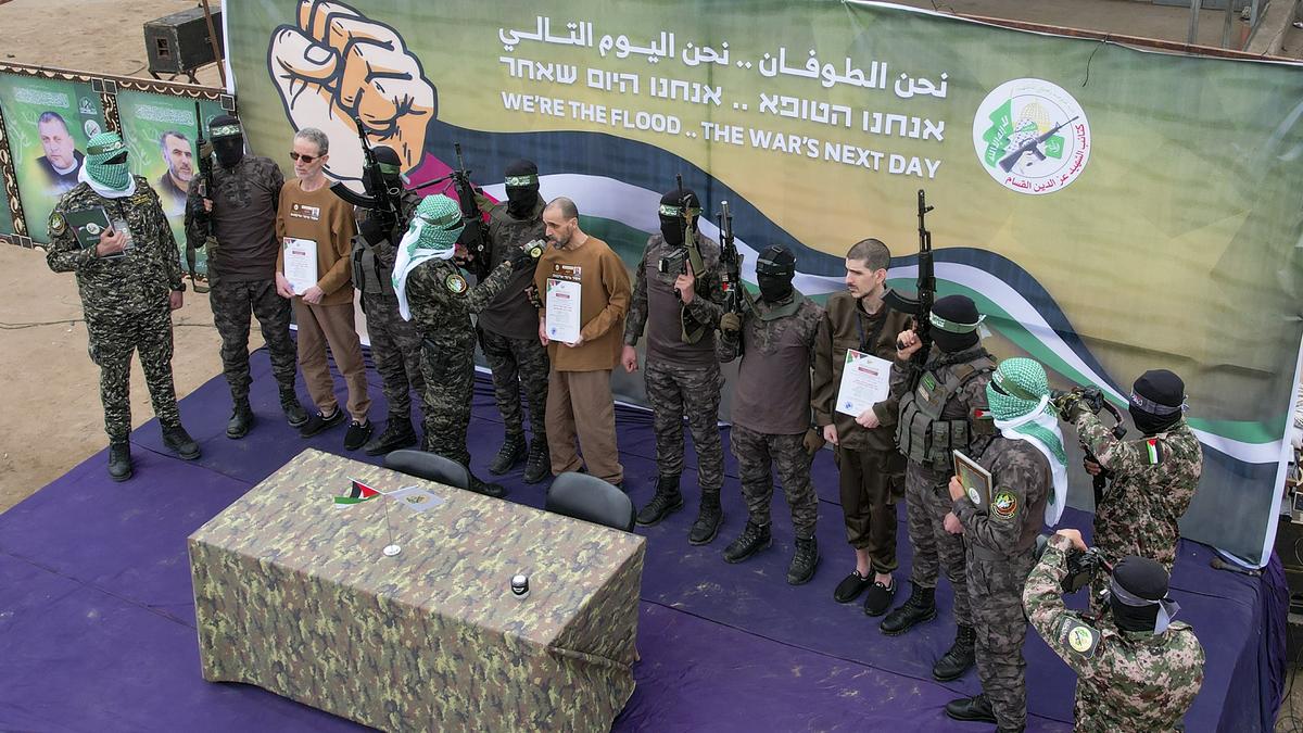 Hamas hands over three more Israeli hostages for dozens of Palestinian prisoners under Gaza ceasefire